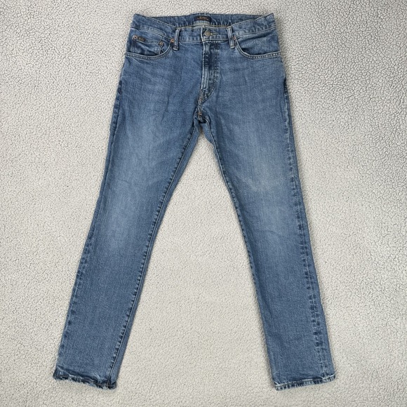 Polo Ralph Lauren Sullivan Slim Jeans Men 30x32 Blue Casual Stretch Preppy - Picture 1 of 16